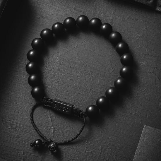 Amazon.com: Black Onyx Bead Bracelet Chakra Energy Protection Gift for Men  & Women 10mm 8mm : Handmade Products